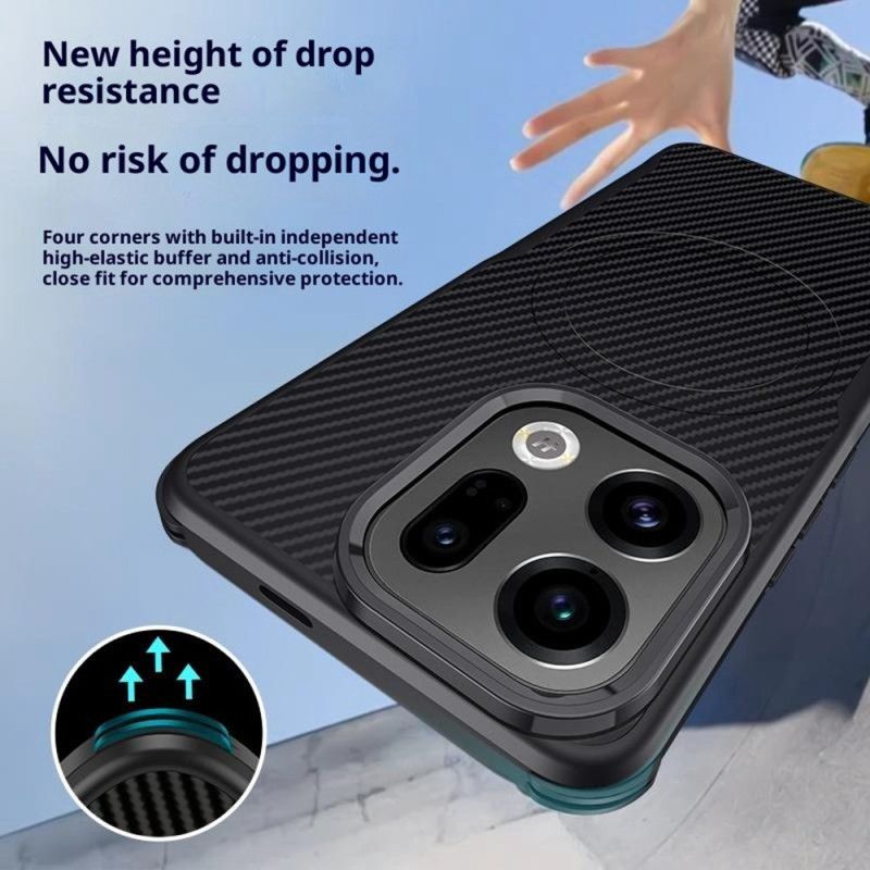 Deksel Til Oppo Find X9 Pro 5g Magsafe Karbonfiber