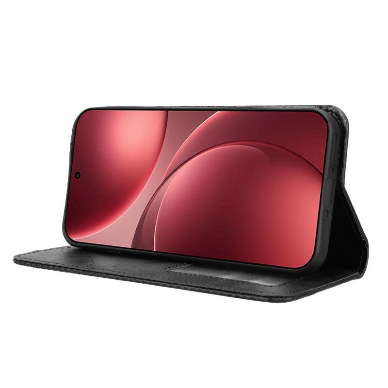 Folio Deksel Lær Oppo Find X9 Pro 5g Mobildeksel Vintage Kant