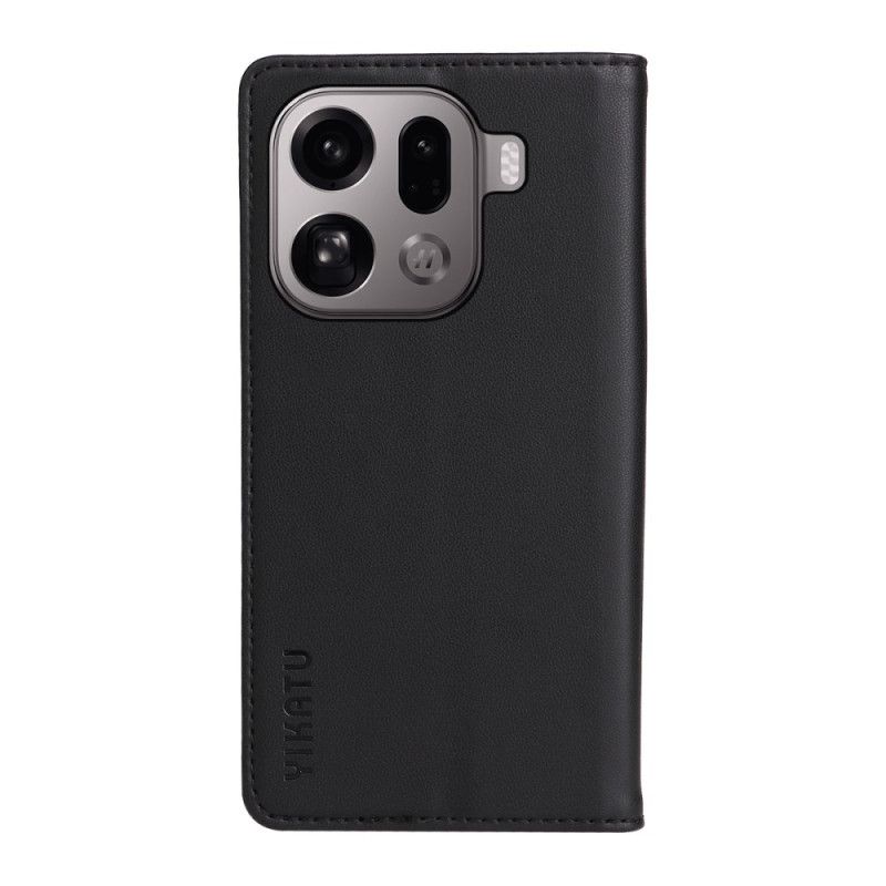 Folio Deksel Lær Oppo Find X9 Pro 5g Yikatu