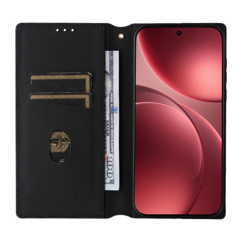 Folio Deksel Oppo Find X9 Pro 5g Diamantmønster