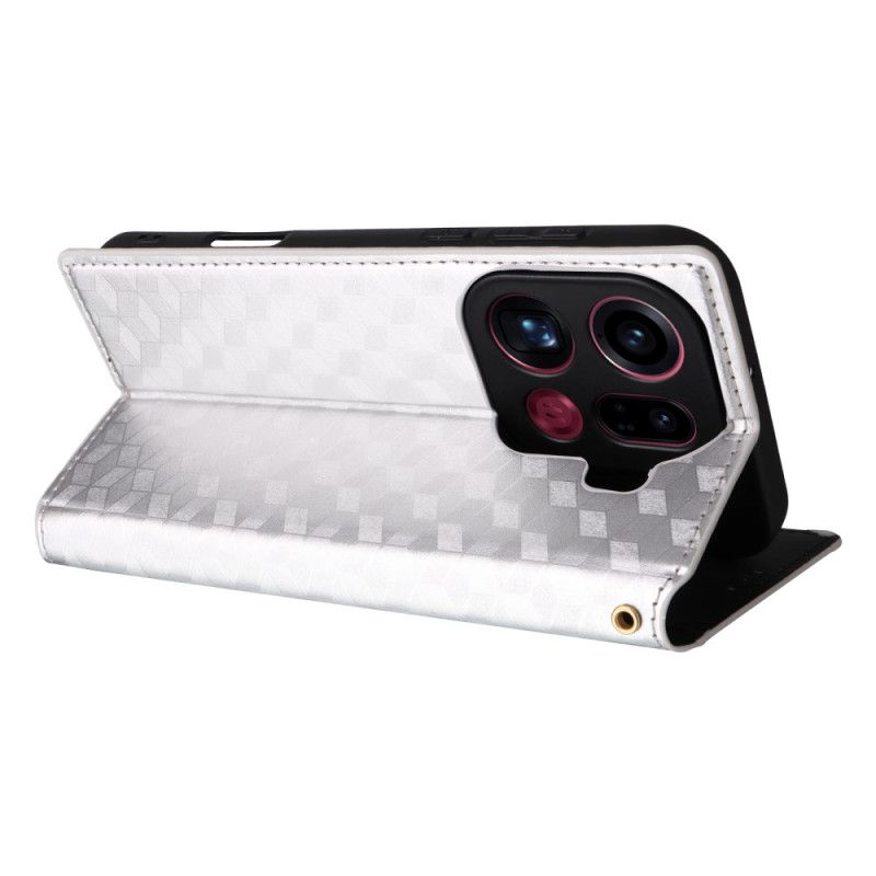 Folio Deksel Oppo Find X9 Pro 5g Diamantmønster