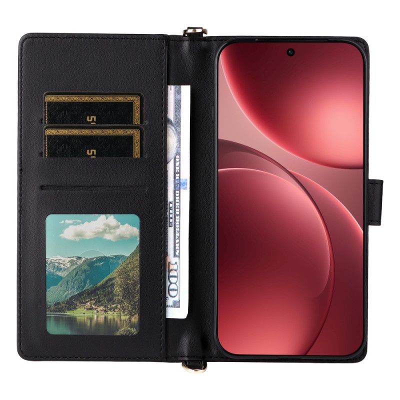 Folio Deksel Oppo Find X9 Pro 5g Vattert Med Stropper