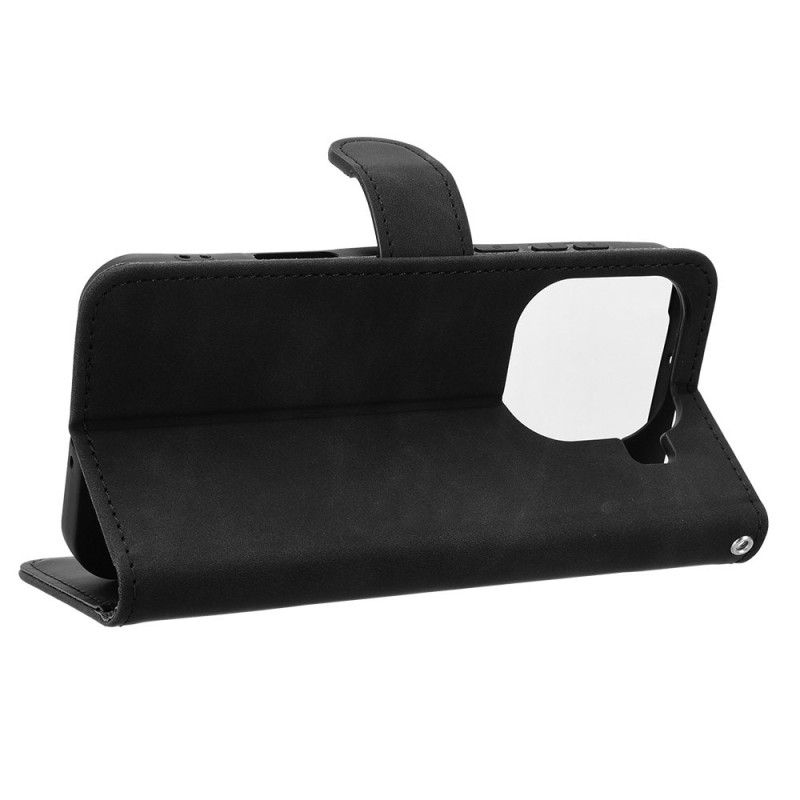 Lærdeksel Folio Deksel Oppo Find X9 Pro 5g Mobildeksel Semsket Skinn-effekt