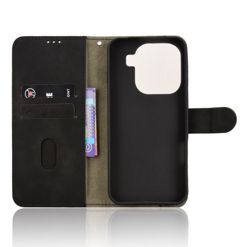 Lærdeksel Folio Deksel Oppo Find X9 Pro 5g Mobildeksel Semsket Skinn-effekt