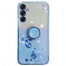 Deksel Samsung Galaxy A16 5g Blomster- Og Rhinstenstøttering Kadem