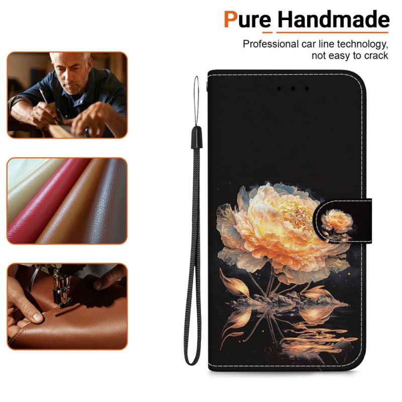 Folio Deksel Sony Xperia 10 Vii Oransje Peon