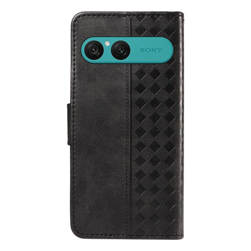 Folio Deksel Til Sony Xperia 10 Vii Diamantmønster