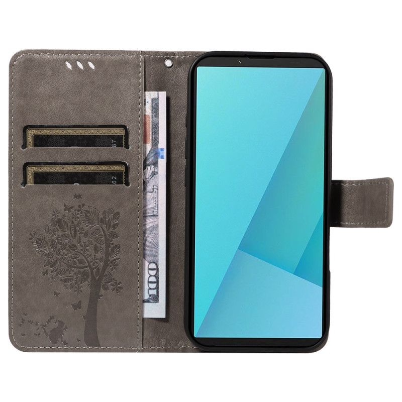 Folio Deksel Til Sony Xperia 10 Vii Kattetre