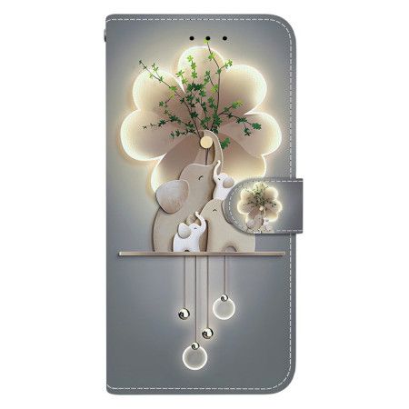 Lærdeksel Folio Deksel Sony Xperia 10 Vii Mobildeksel Elefant