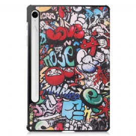 Samsung Galaxy Tab S10 Lite Forsterket Graffiti-pennenholder