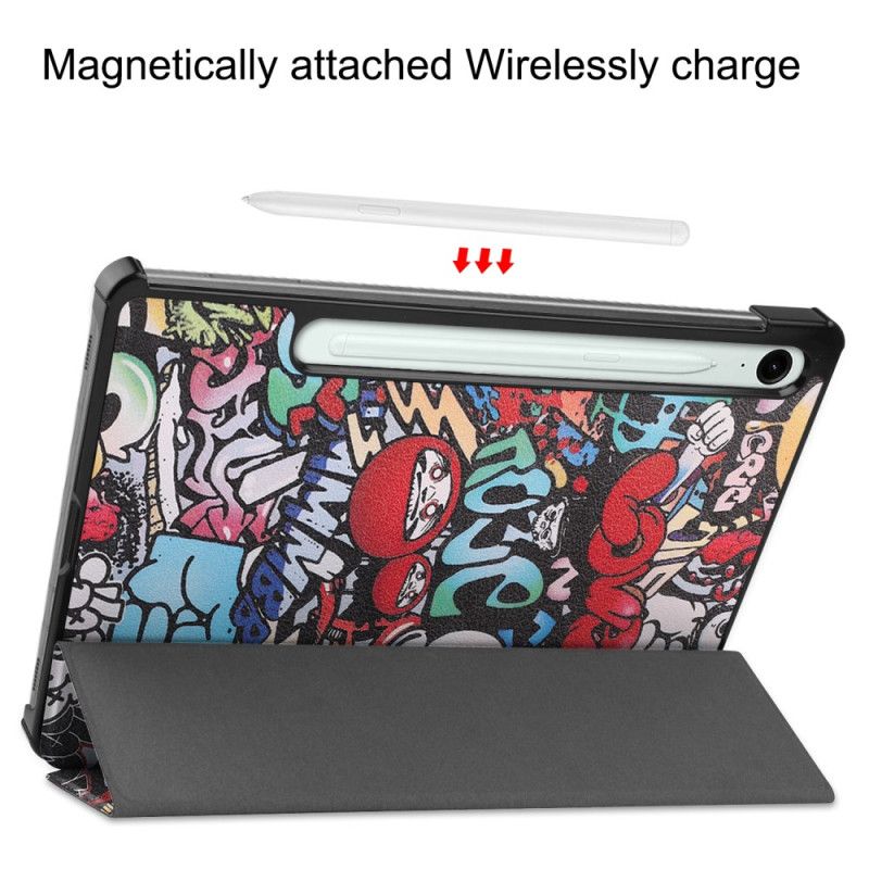 Samsung Galaxy Tab S10 Lite Forsterket Graffiti-pennenholder