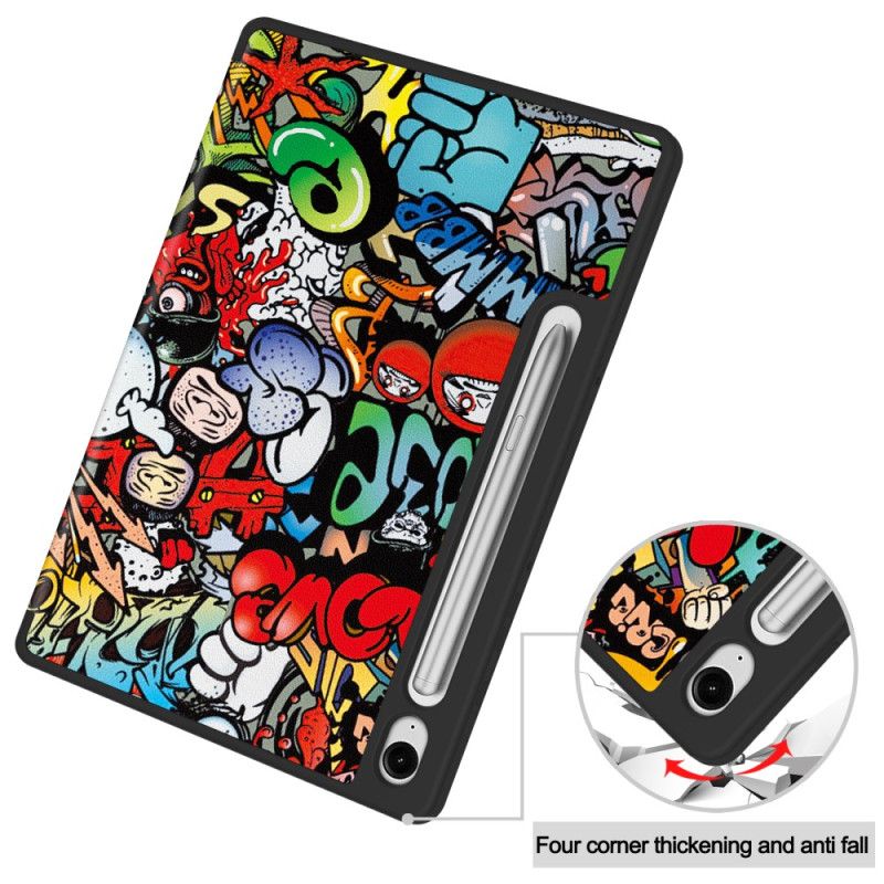 Samsung Galaxy Tab S10 Lite Graffiti-pennenholder