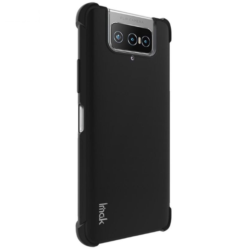 Deksel Til Asus Zenfone 7 / Zenfone 7 Pro Anti-fall Class Protect - Black Metal