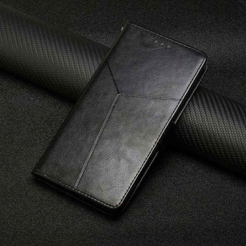Lærdeksel Til Nokia 2.4 Y Lines Leather Effect