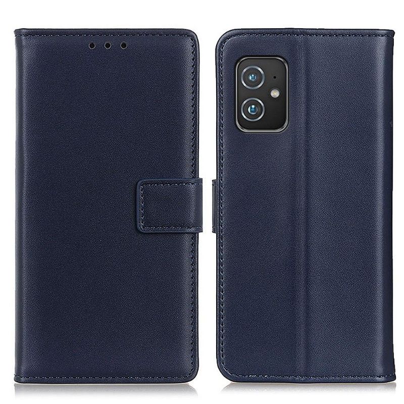 Folio Deksel Til Asus Zenfone 8 Grunnleggende Kunstskinn