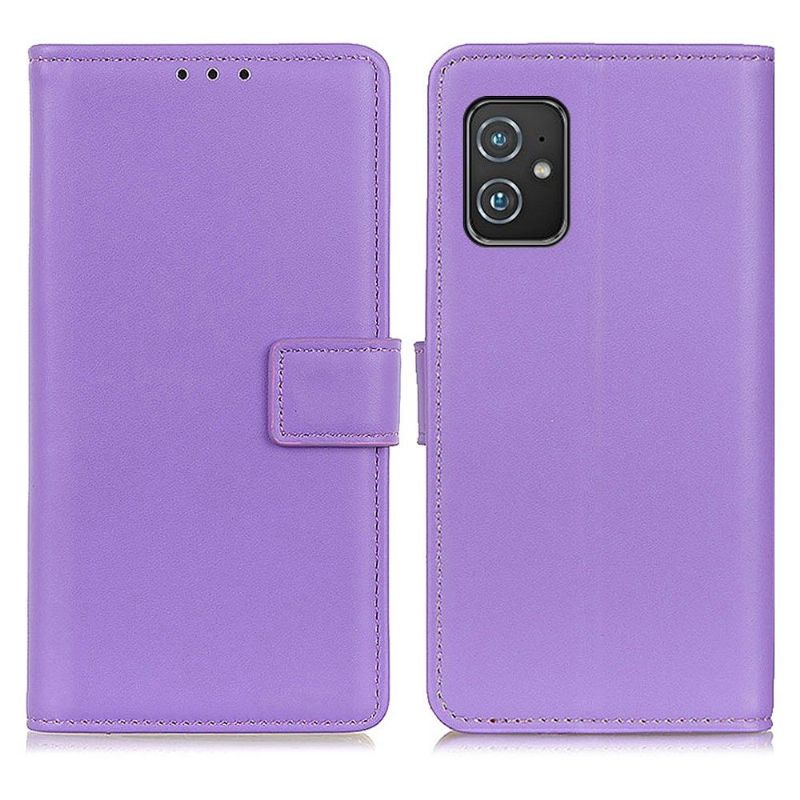 Folio Deksel Til Asus Zenfone 8 Grunnleggende Kunstskinn