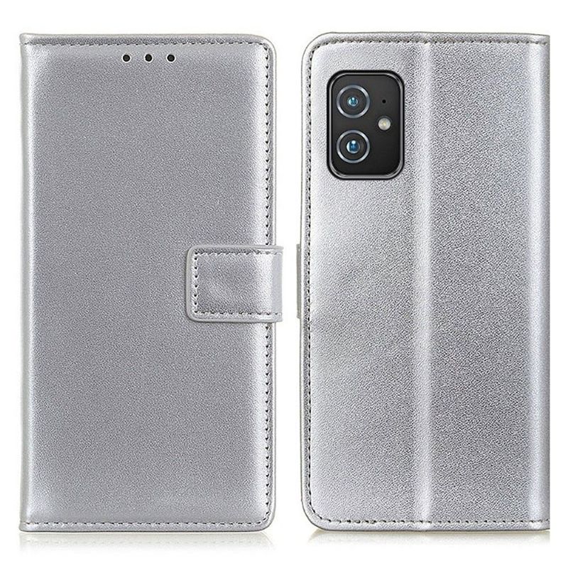 Folio Deksel Til Asus Zenfone 8 Grunnleggende Kunstskinn