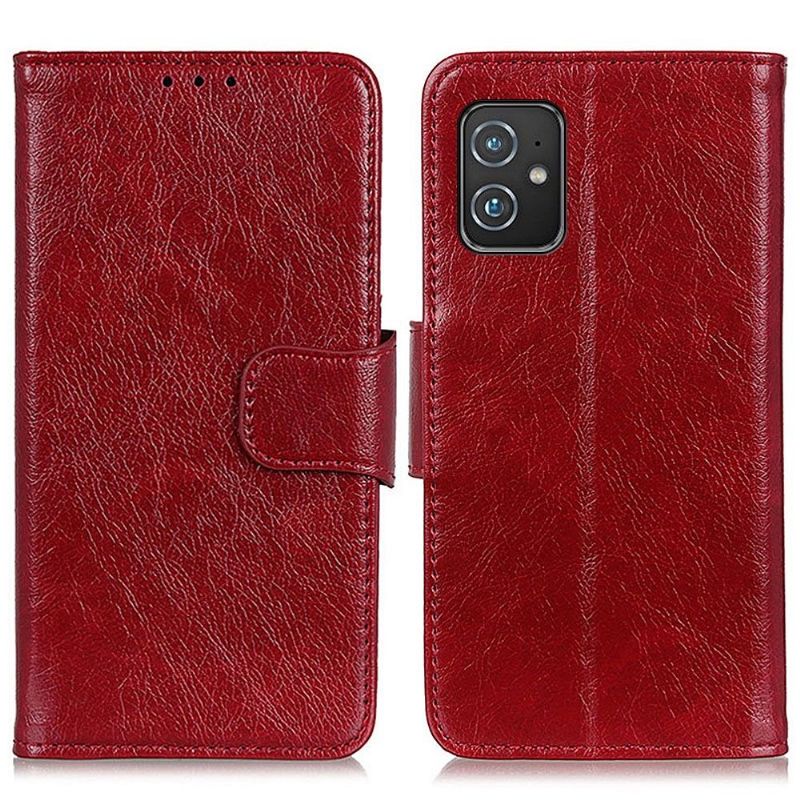 Lærdeksel Til Asus Zenfone 8 Eldret Skinnstil