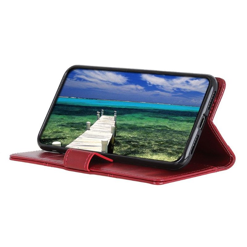 Lærdeksel Til Asus Zenfone 8 Skinneffekt Med Nagler