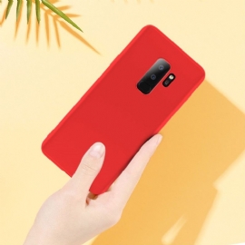 Deksel Til Samsung Galaxy S9 Plus Flytende Silikon På X-nivå