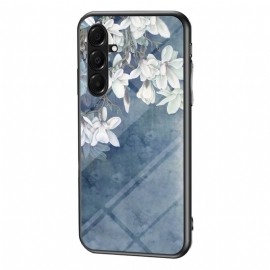 Deksel Samsung Galaxy A17 4g / 5g Blomster I Herdet Glass