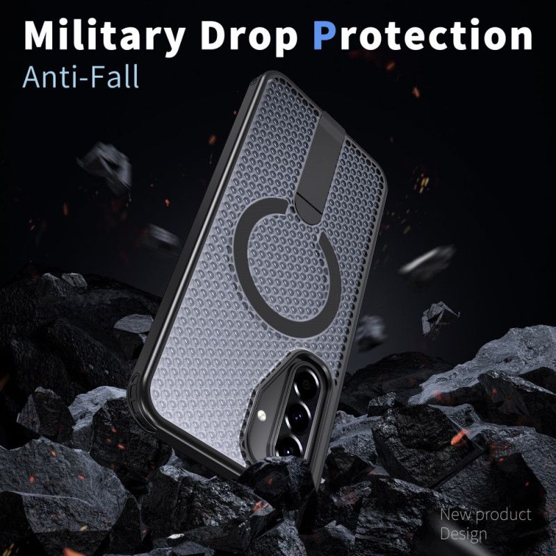 Deksel Samsung Galaxy A17 4g / 5g Magnetisk Rutenetttekstur