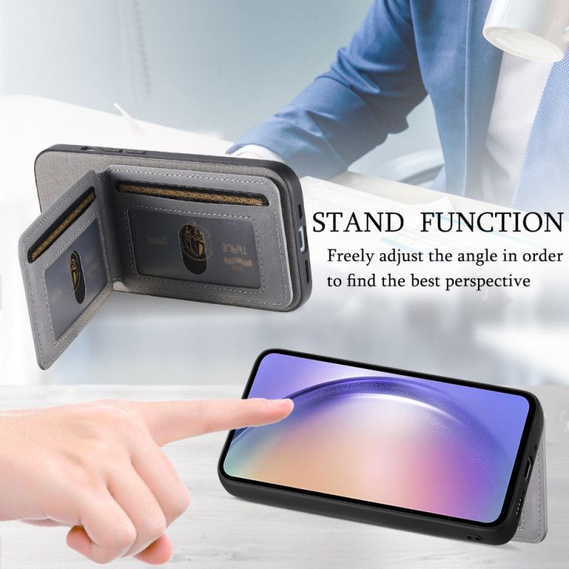 Deksel Samsung Galaxy A17 4g / 5g Mobildeksel Kortholder Og Rfid-beskyttelse