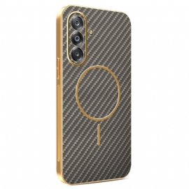 Deksel Samsung Galaxy A17 4g / 5g Mobildeksel Magnetisk Karbonfibertekstur