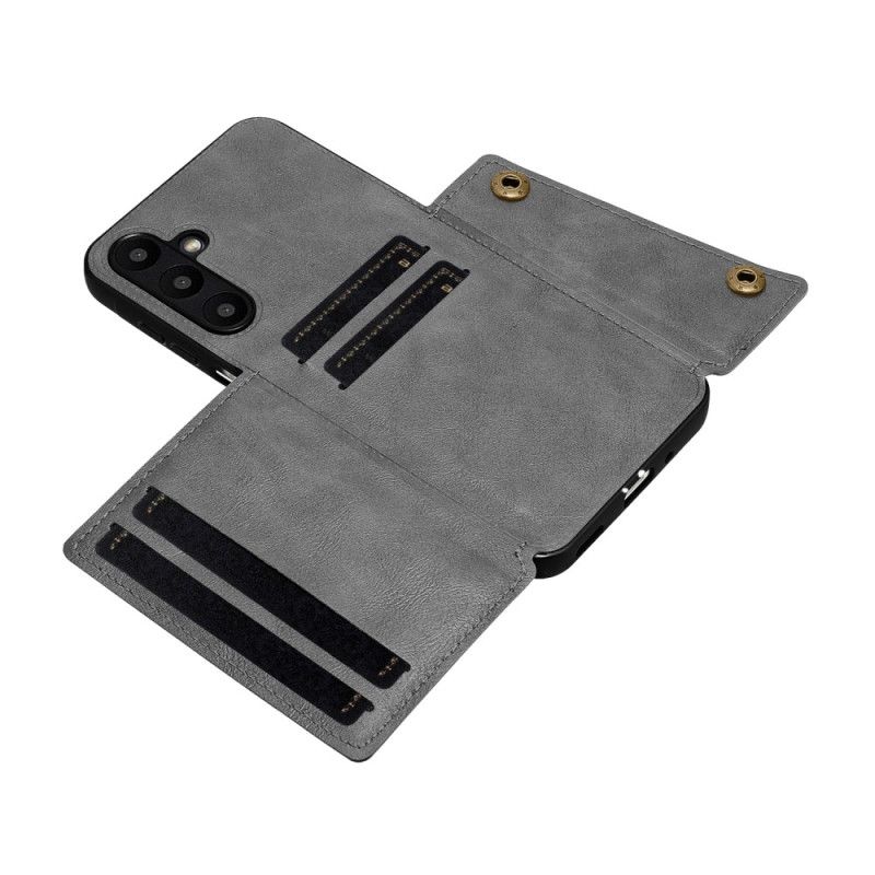 Deksel Til Samsung Galaxy A17 4g / 5g Kortholder Med Læreffekt