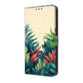 Folio Deksel Samsung Galaxy A17 4g / 5g Blader Beskyttelse Deksel