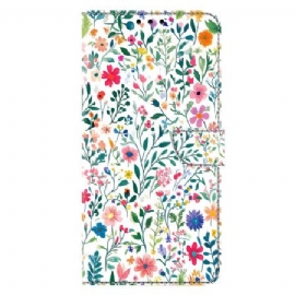 Folio Deksel Samsung Galaxy A17 4g / 5g Blomsterbed