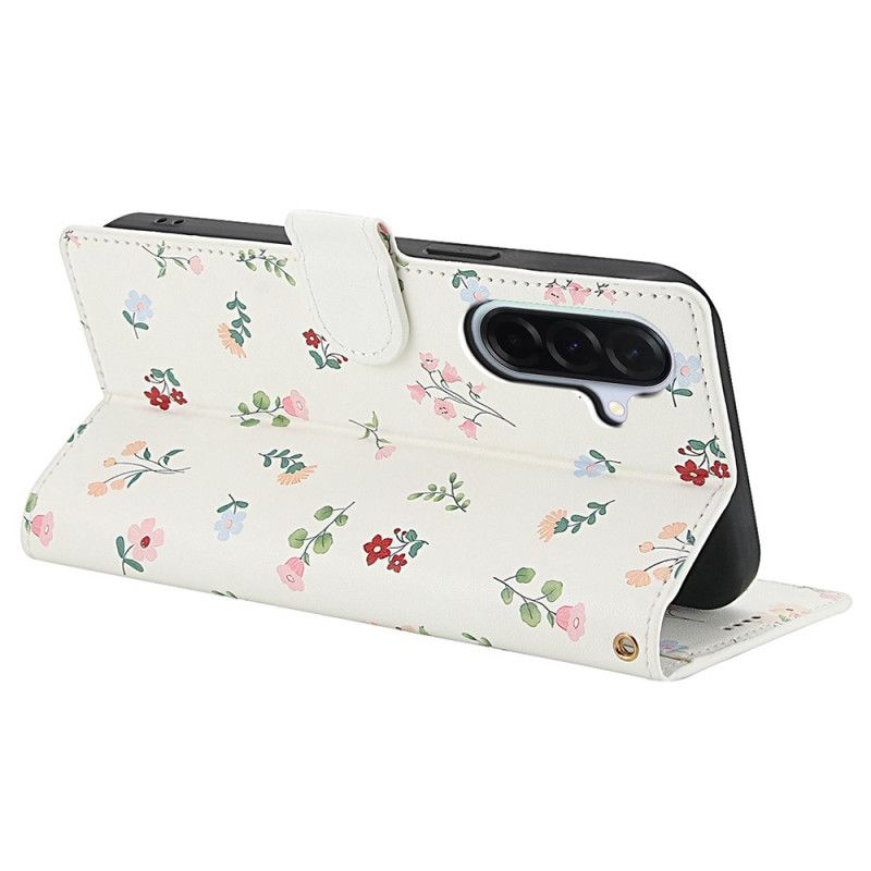 Folio Deksel Samsung Galaxy A17 4g / 5g Blomsterlommebok