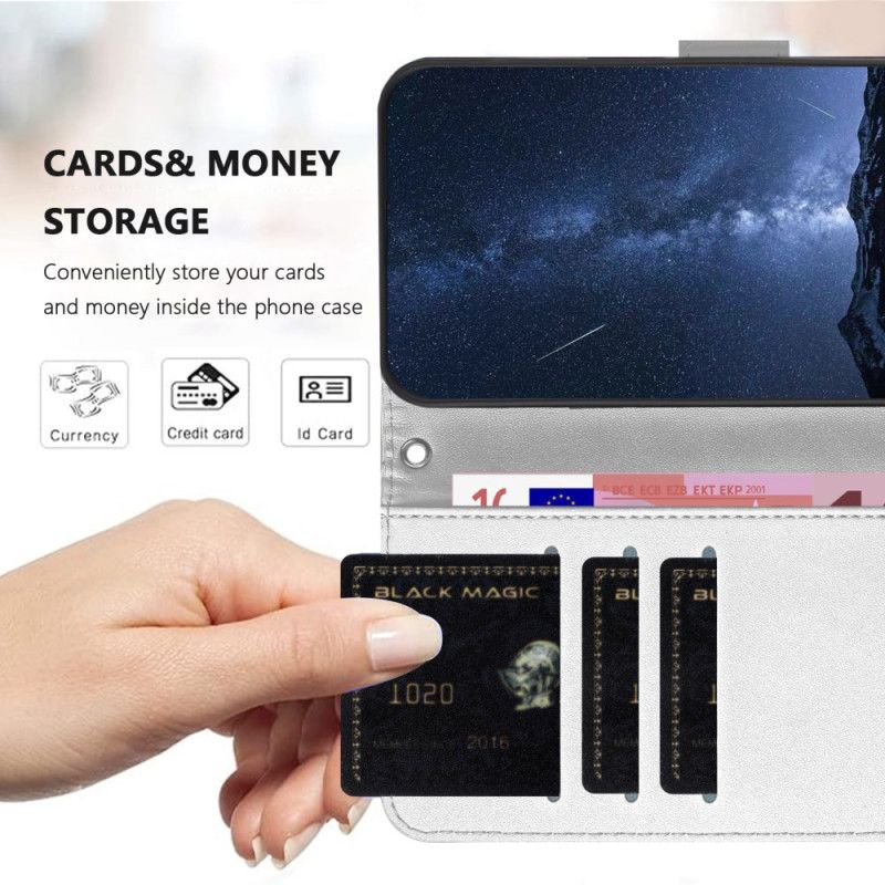 Folio Deksel Samsung Galaxy A17 4g / 5g Couture-lommebok Beskyttelse Deksel