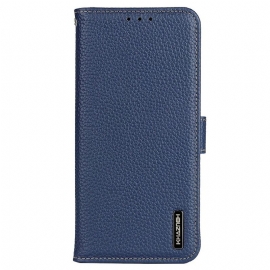 Folio Deksel Samsung Galaxy A17 4g / 5g Ekte Skinn Khazneh