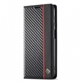 Folio Deksel Samsung Galaxy A17 4g / 5g Lc.imeeke Karbonfiber Beskyttelse Deksel