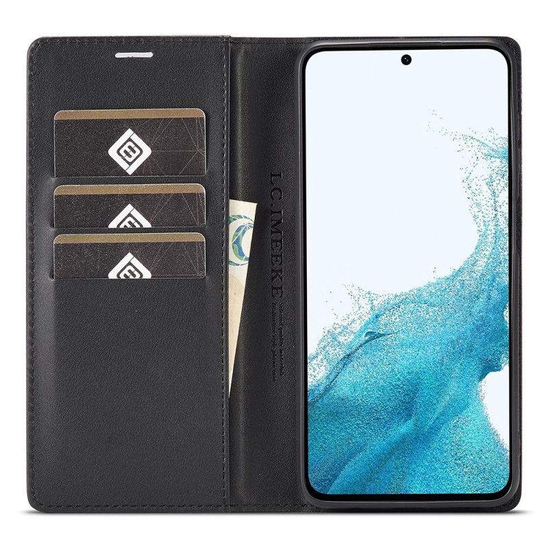 Folio Deksel Samsung Galaxy A17 4g / 5g Lc.imeeke Karbonfiber Beskyttelse Deksel