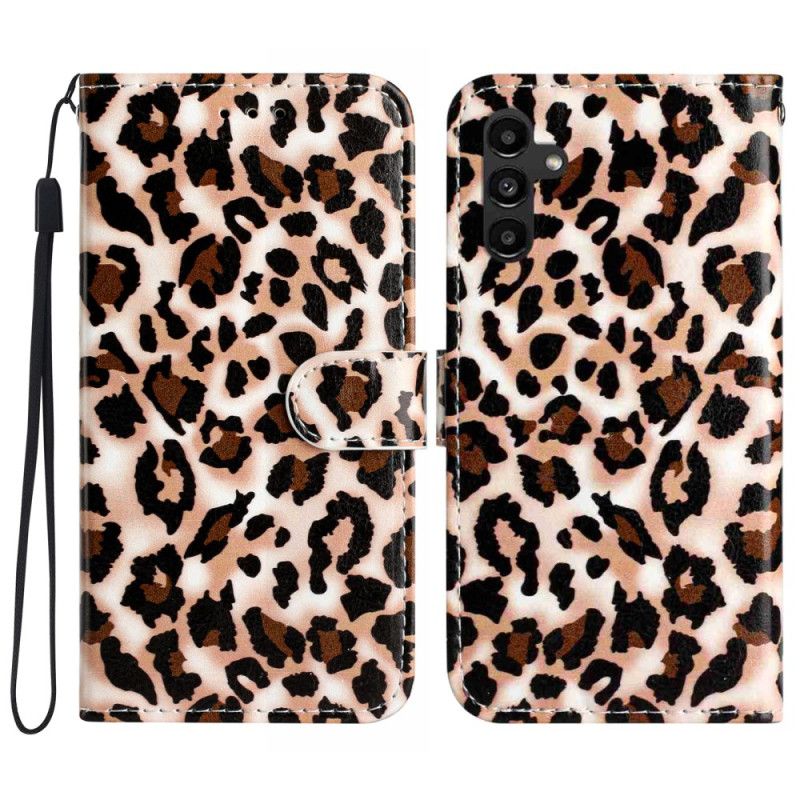 Folio Deksel Samsung Galaxy A17 4g / 5g Leopardmønster Beskyttelse Deksel