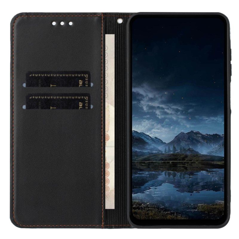 Folio Deksel Samsung Galaxy A17 4g / 5g Linjer Beskyttelse Deksel