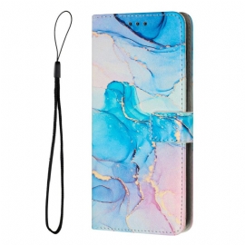 Folio Deksel Samsung Galaxy A17 4g / 5g Marmor Beskyttelse Deksel