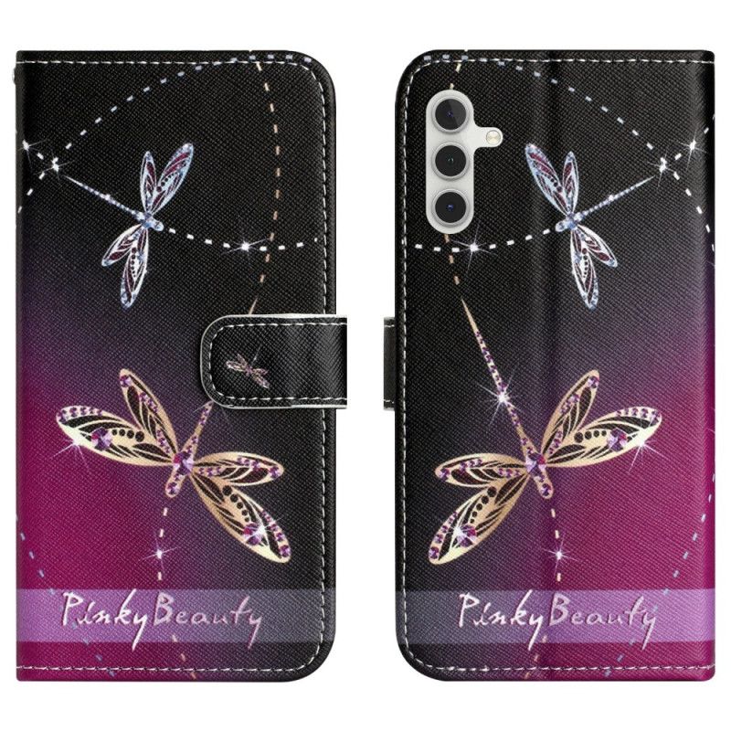 Folio Deksel Samsung Galaxy A17 4g / 5g Øyenstikkere Beskyttelse Deksel