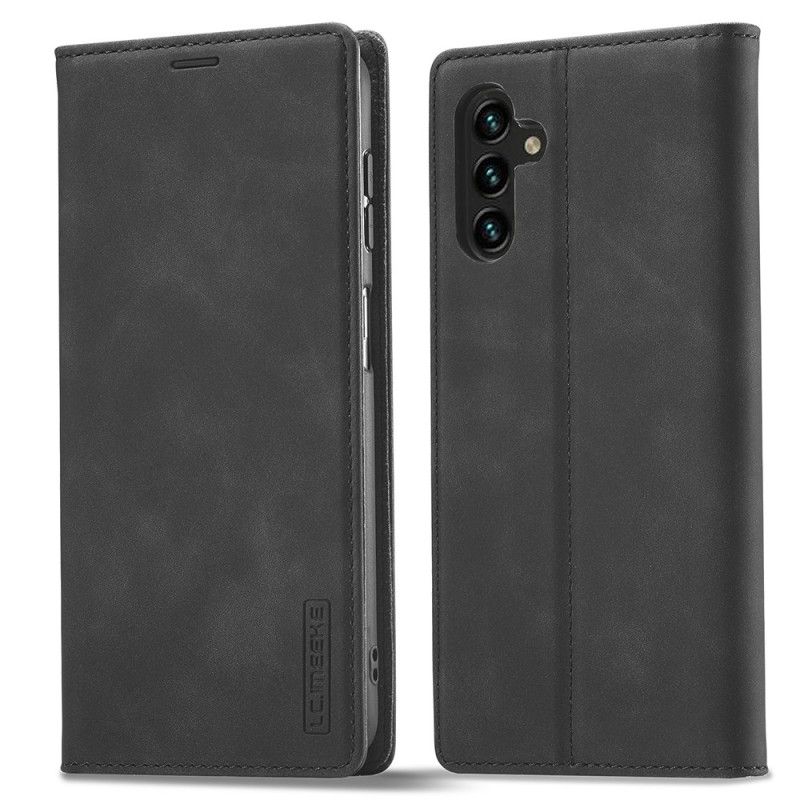 Folio Deksel Samsung Galaxy A17 4g / 5g Semsket Skinneffekt