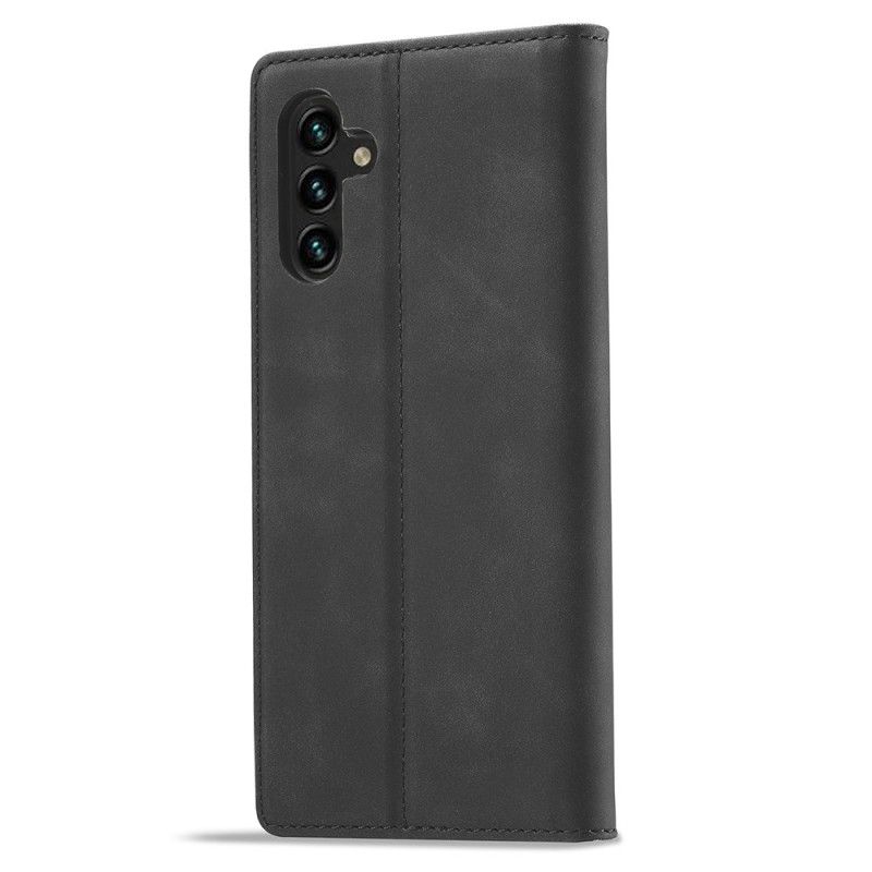 Folio Deksel Samsung Galaxy A17 4g / 5g Semsket Skinneffekt