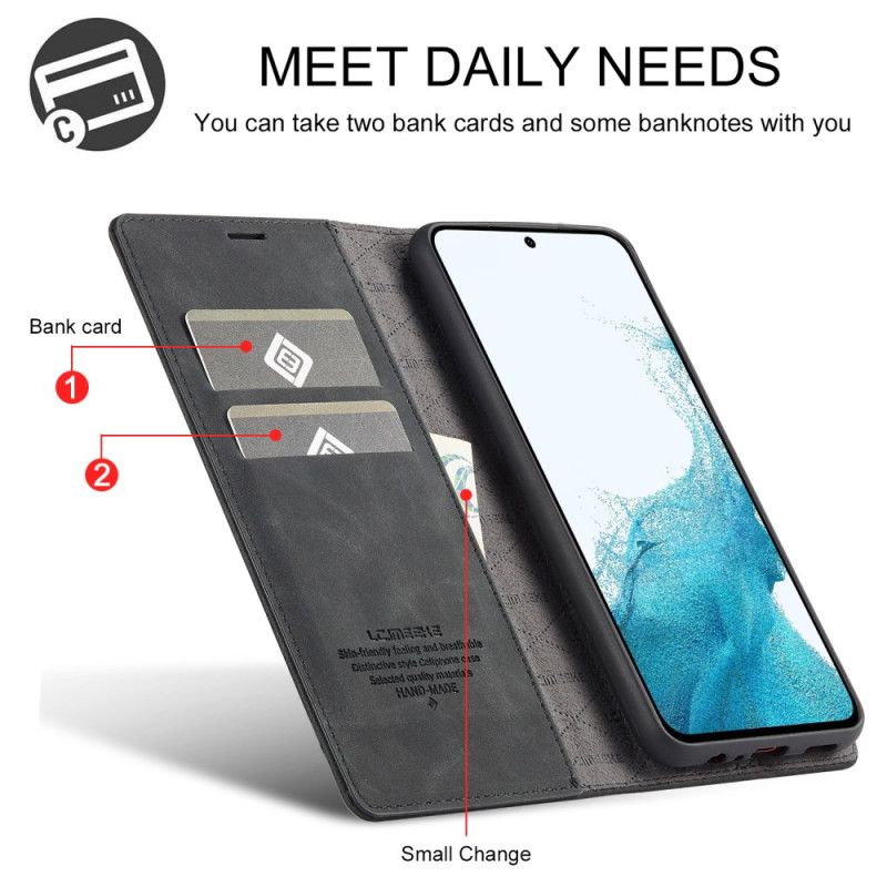 Folio Deksel Samsung Galaxy A17 4g / 5g Semsket Skinneffekt
