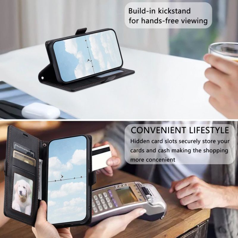 Folio Deksel Samsung Galaxy A17 4g / 5g Vintage Quiltet Beskyttelse Deksel