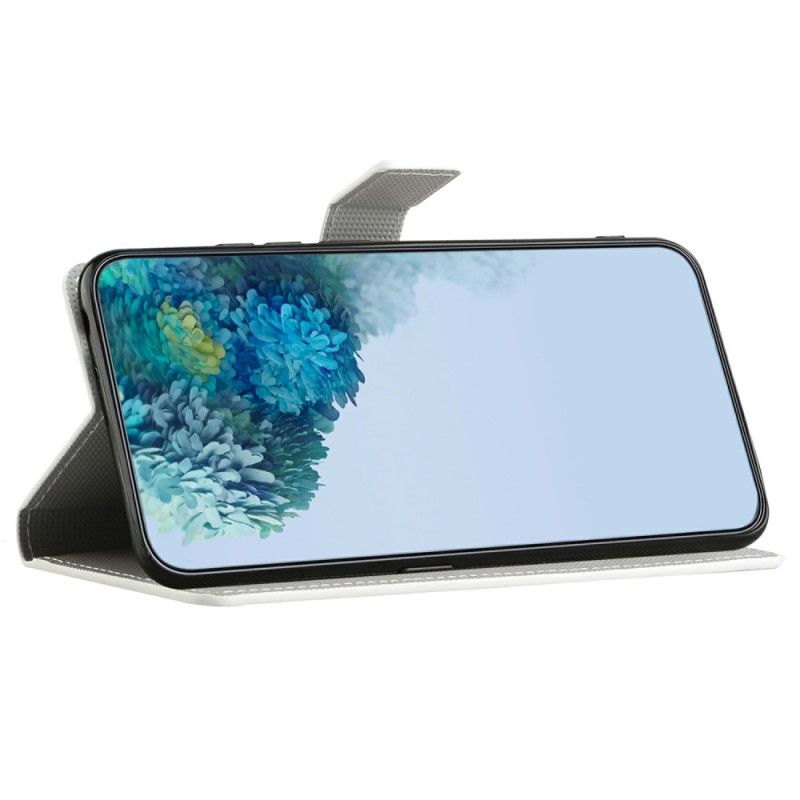 Folio Deksel Til Samsung Galaxy A17 4g / 5g Litchi-teksturert Skinneffekt