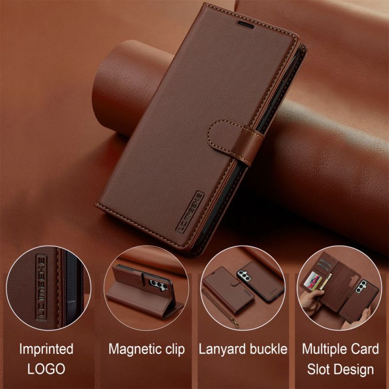 Lærdeksel Folio Deksel Samsung Galaxy A17 4g / 5g Avtakbart Deksel Lc.imeeke