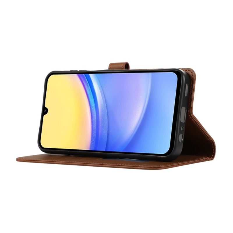 Lærdeksel Folio Deksel Samsung Galaxy A17 4g / 5g Kant