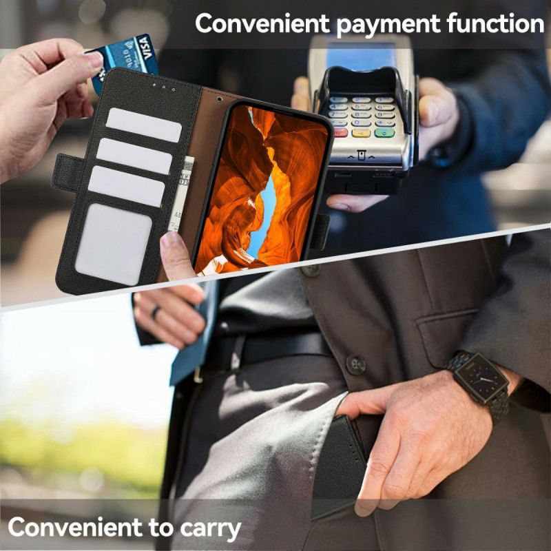 Lærdeksel Folio Deksel Samsung Galaxy A17 4g / 5g Mobildeksel Abeel