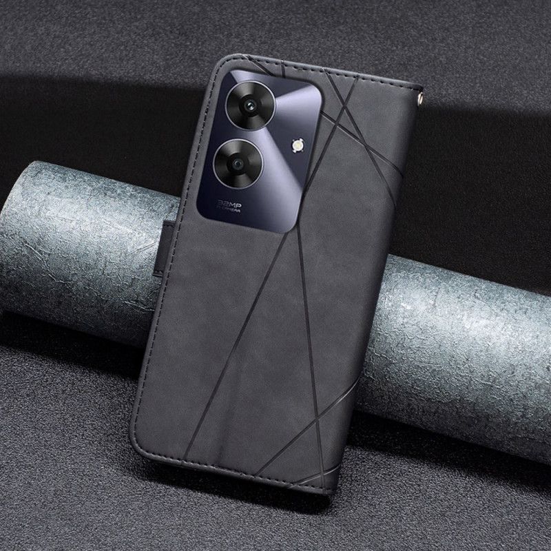 Folio Deksel Realme Note 60 Geometriske Mønstre Binfen-farge