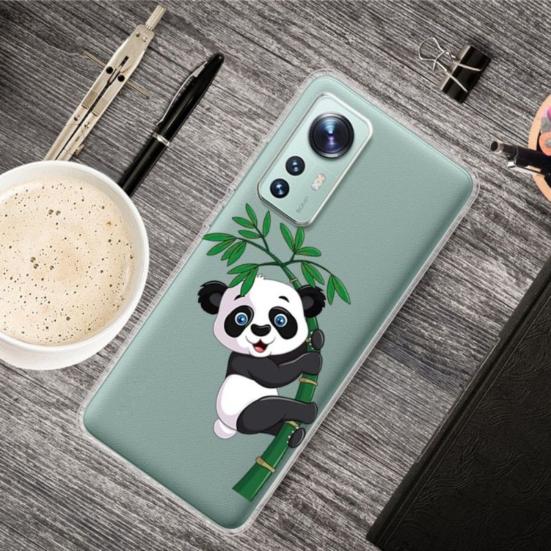 Deksel Til Xiaomi 12 Anti-fall Panda På Bambus